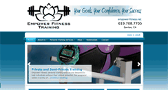 Desktop Screenshot of empower-fitness.net