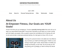 Tablet Screenshot of empower-fitness.net